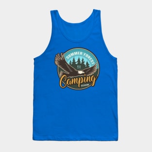 summer forest wild life camping Tank Top